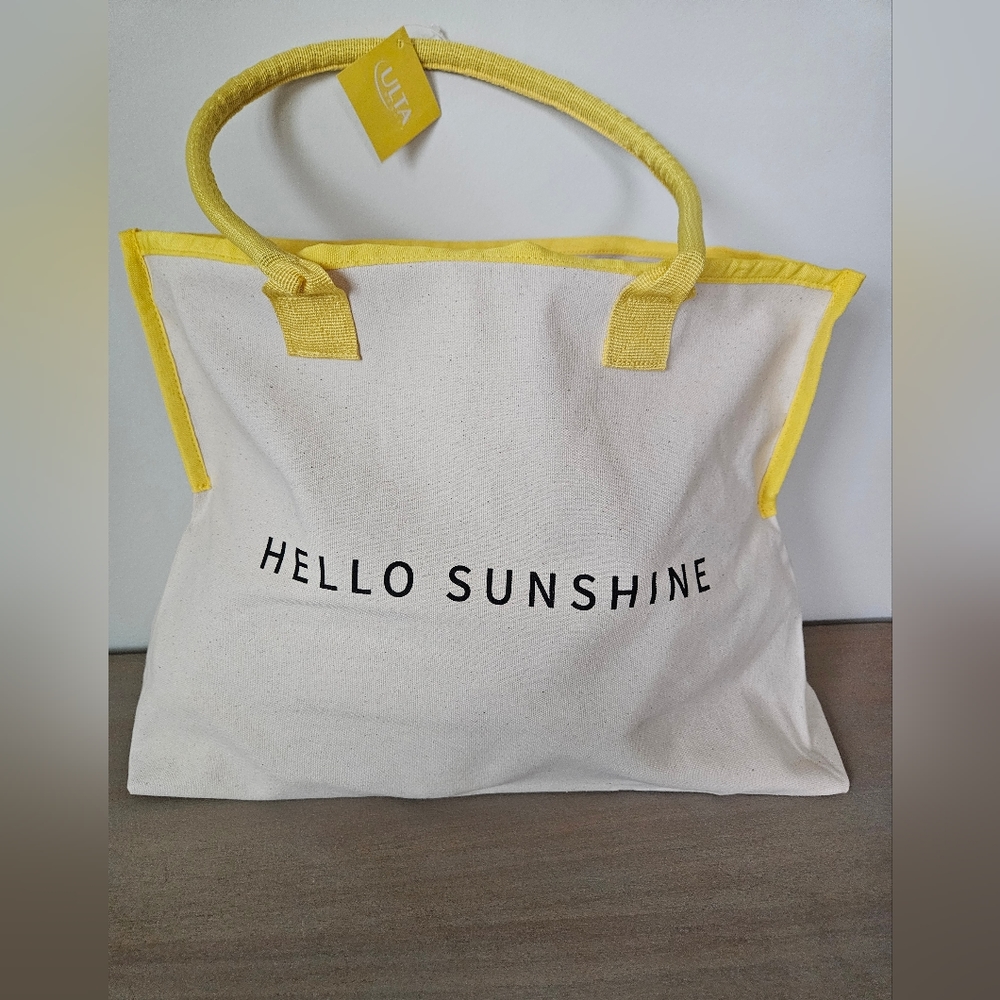 Hello Sunshine 🌞 Canvas Tote